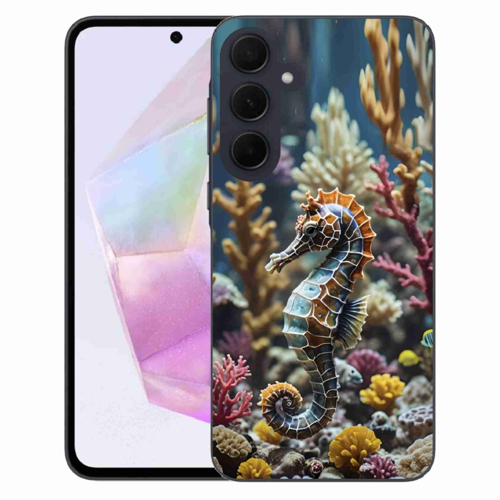 Gélový kryt mmCase na Samsung Galaxy A35 5G - morský koník 2
