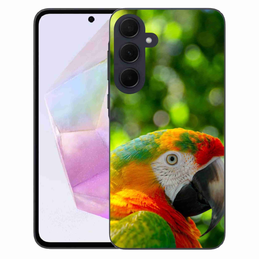 Gélový kryt mmCase na Samsung Galaxy A35 5G - papagáj ara 3