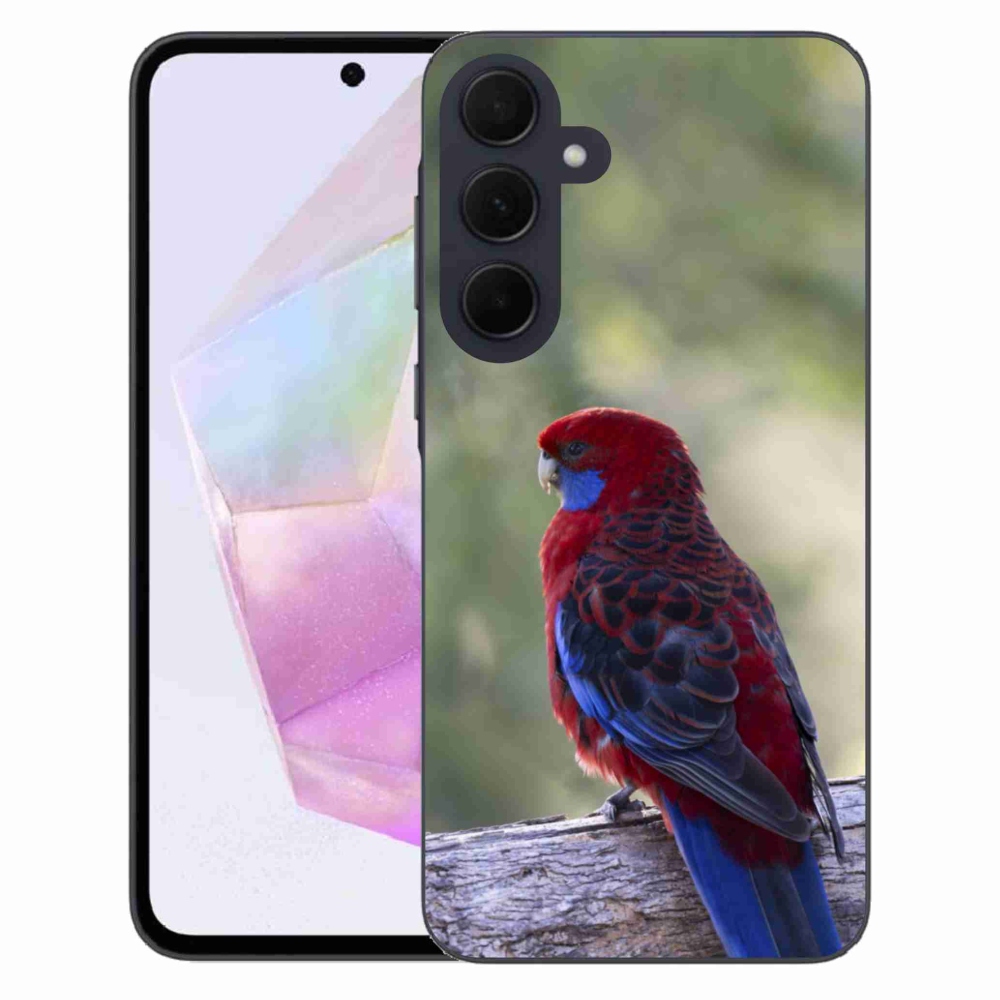 Gélový kryt mmCase na Samsung Galaxy A35 5G - papagáj rosela