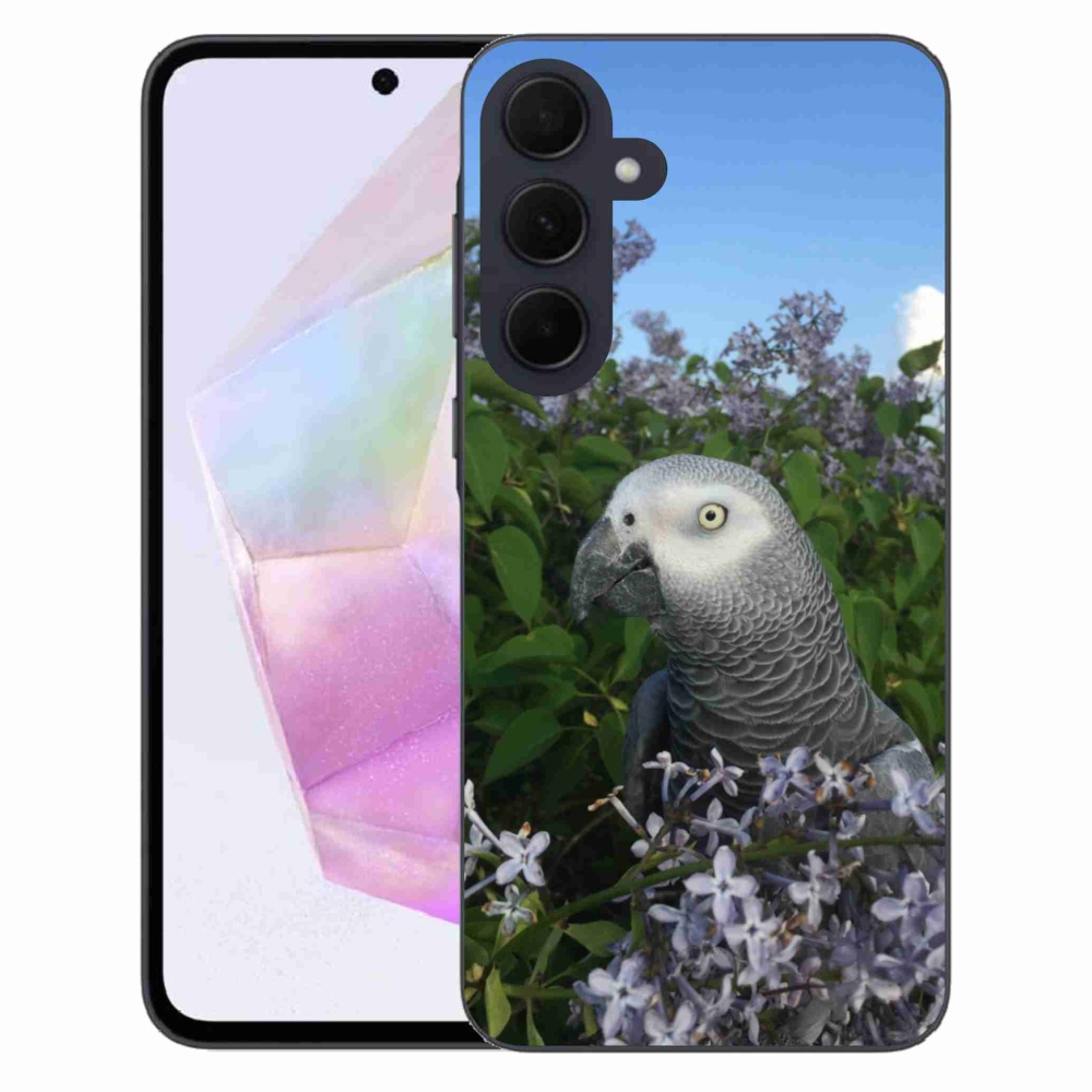 Gélový kryt mmCase na Samsung Galaxy A35 5G - papagáj žako