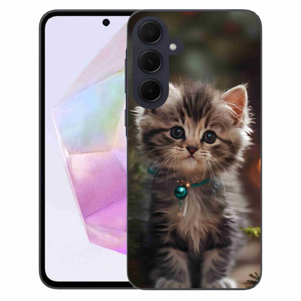 Gélový kryt mmCase na Samsung Galaxy A35 5G - roztomilé mačiatko 11