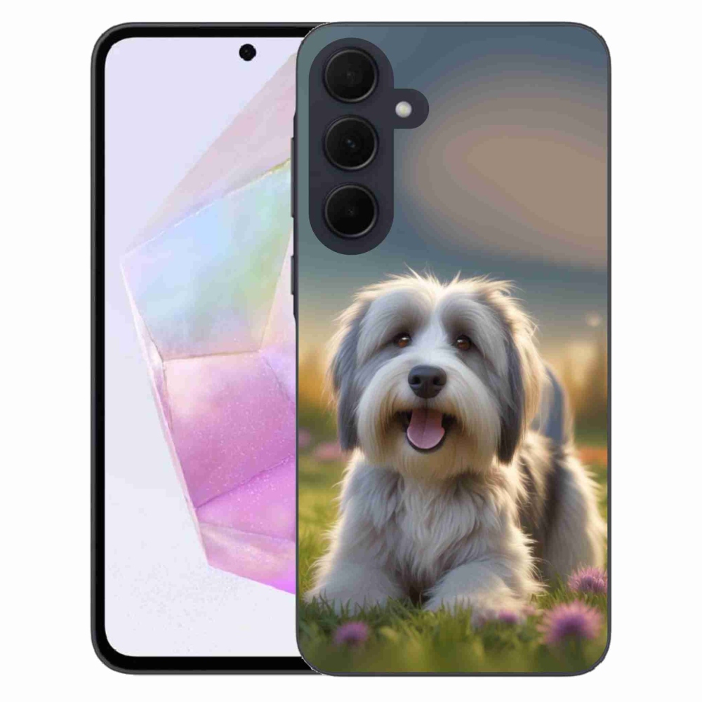 Gélový kryt mmCase na Samsung Galaxy A35 5G - roztomilý havanský psík