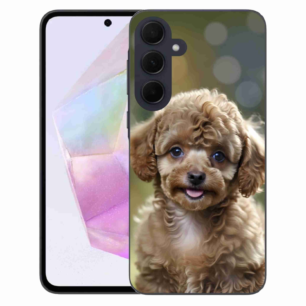 Gélový kryt mmCase na Samsung Galaxy A35 5G - roztomilý pudel