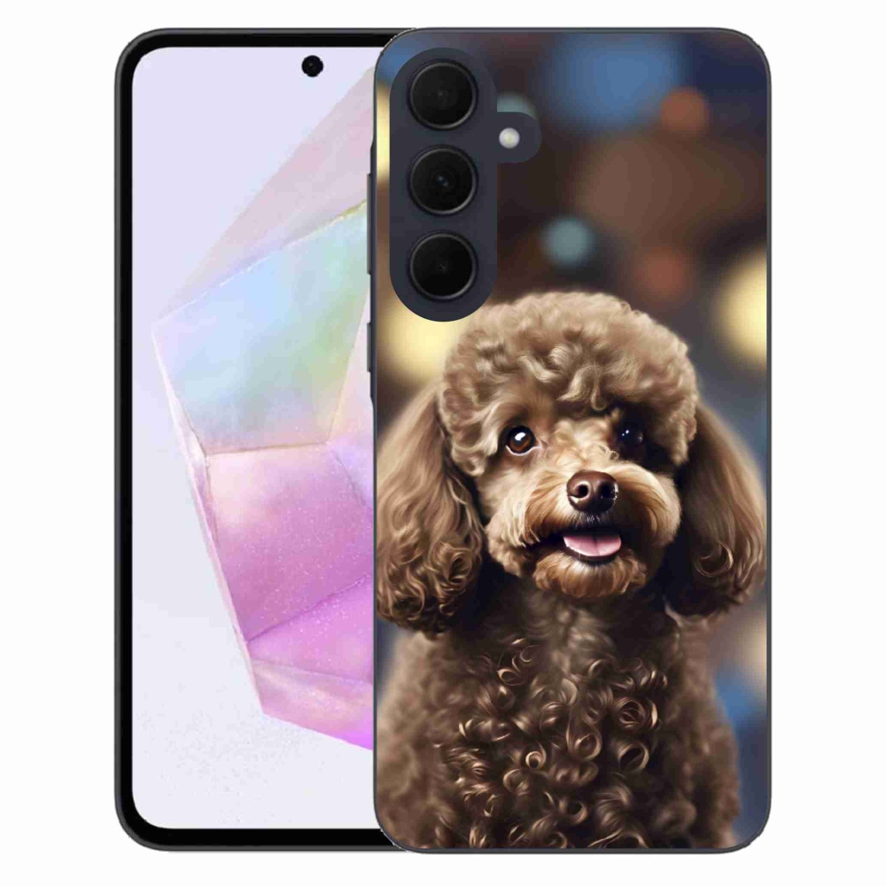Gélový kryt mmCase na Samsung Galaxy A35 5G - roztomilý pudel