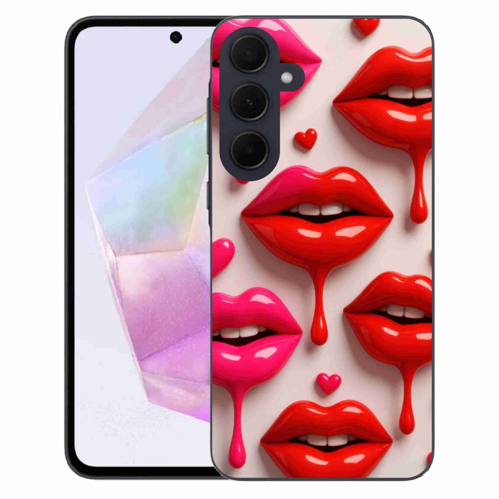 Gélový kryt mmCase na Samsung Galaxy A35 5G - pery 2