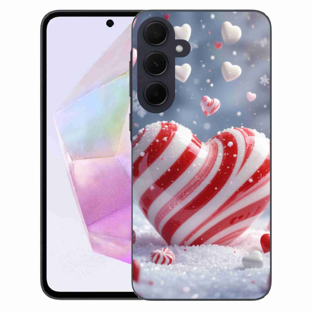 Gélový kryt mmCase na Samsung Galaxy A35 5G - sladké srdce