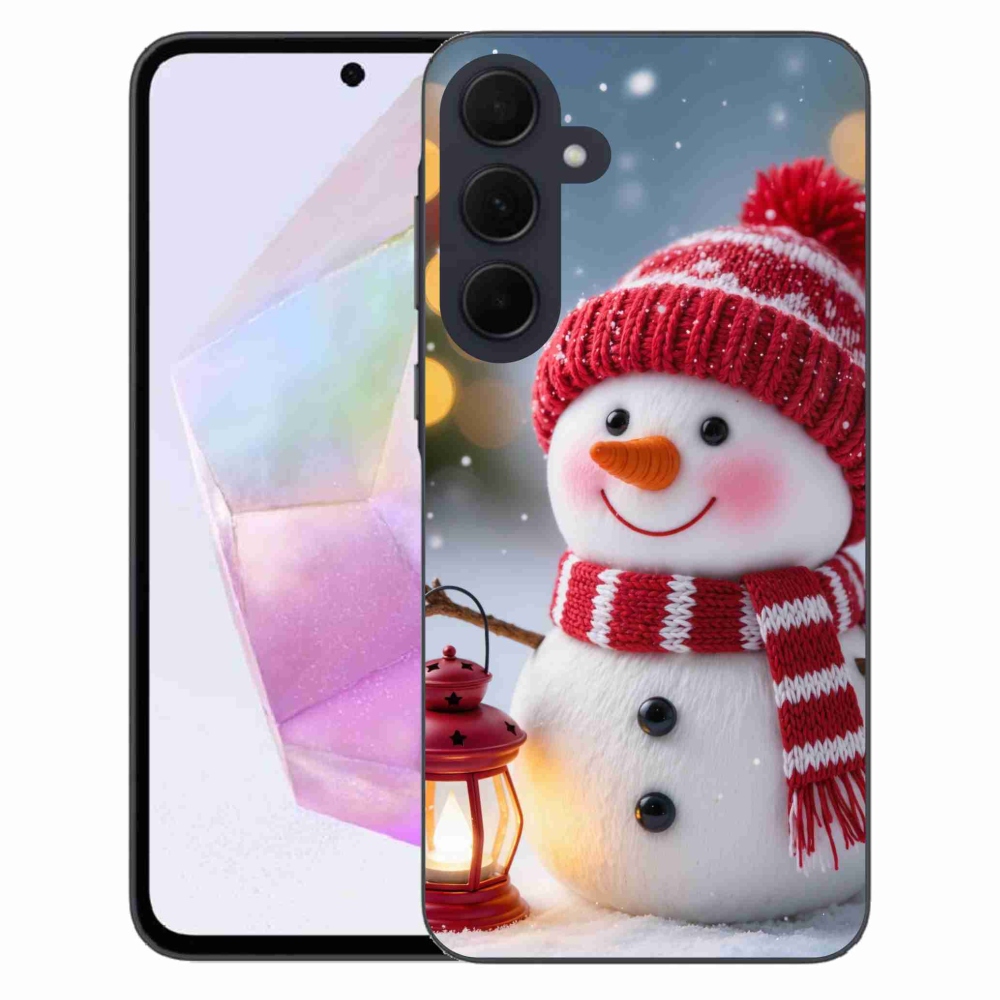 Gélový kryt mmCase na Samsung Galaxy A35 5G - snehuliak 2