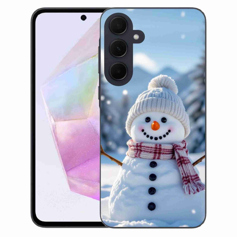 Gélový kryt mmCase na Samsung Galaxy A35 5G - snehuliak 3