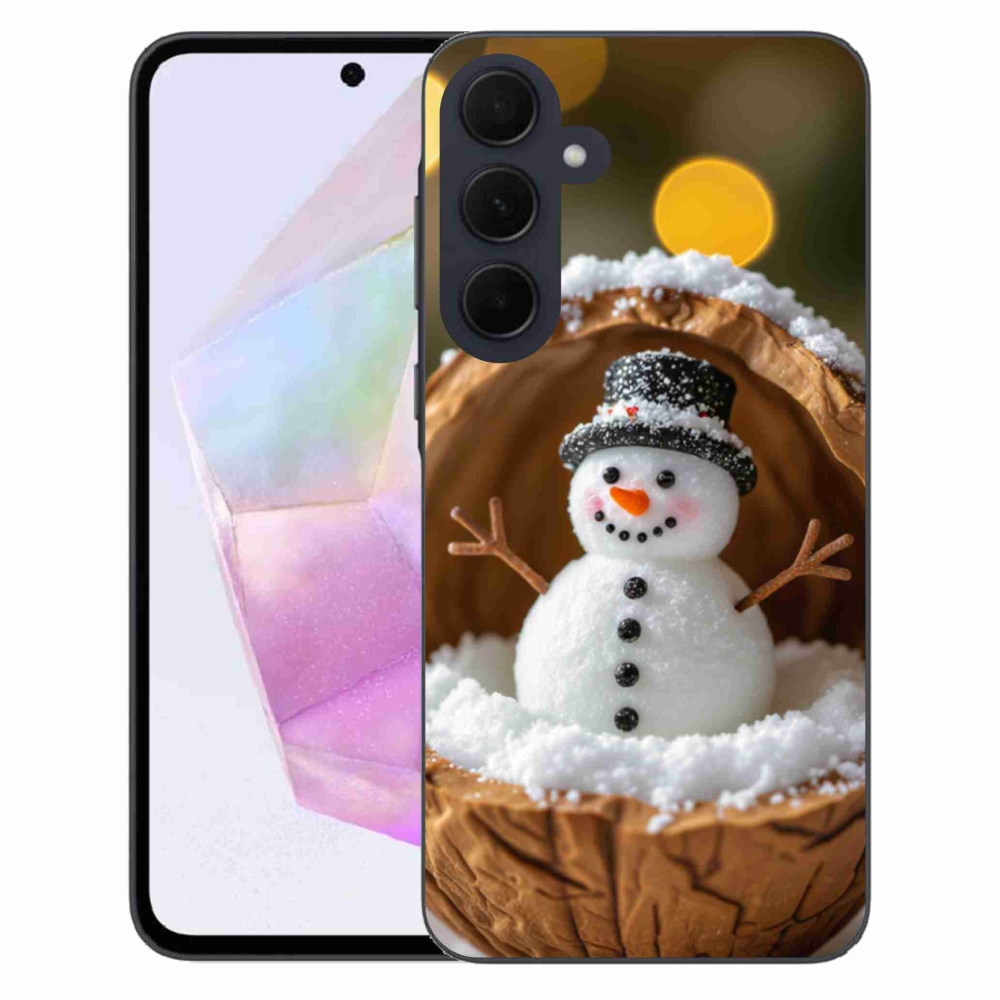 Gélový kryt mmCase na Samsung Galaxy A35 5G - snehuliak 4