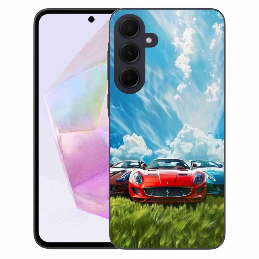 Gélový kryt mmCase na Samsung Galaxy A35 5G - športové vozidlá