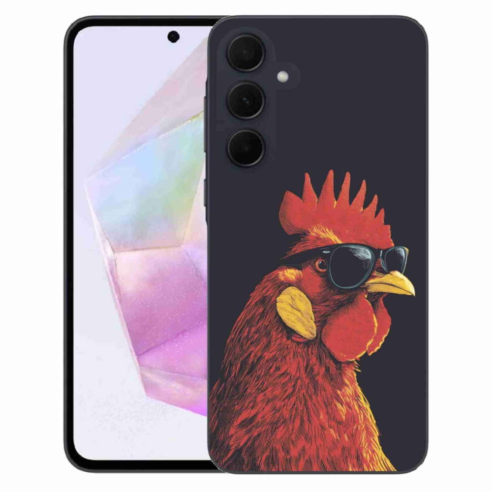 Gélový kryt mmCase na Samsung Galaxy A35 5G - štýlový kohút