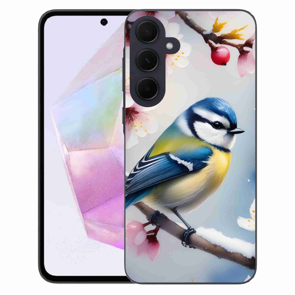 Gélový kryt mmCase na Samsung Galaxy A35 5G - sýkorka