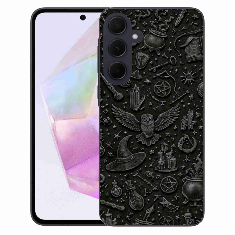 Gélový kryt mmCase na Samsung Galaxy A35 5G - tmavý magický svet