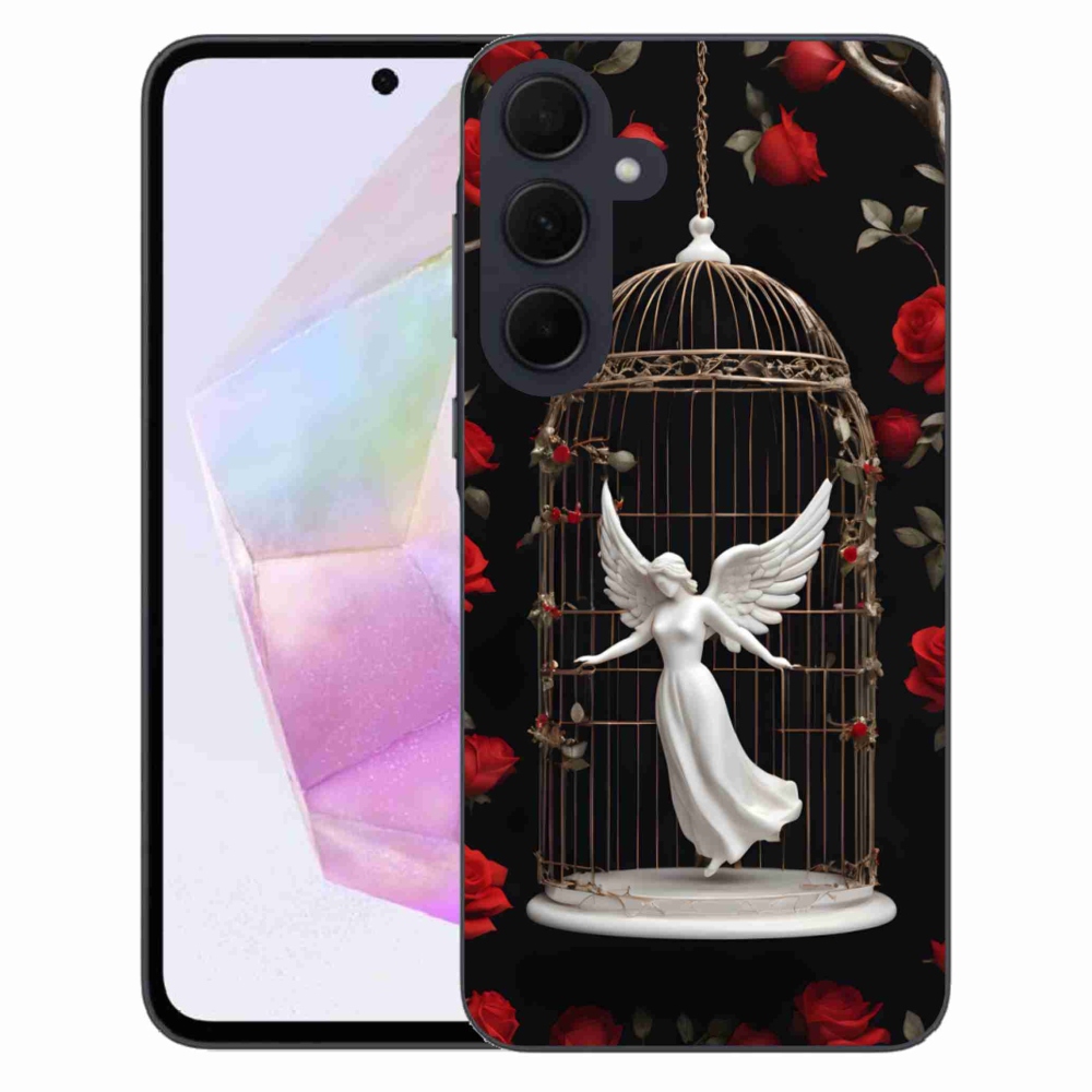 Gélový kryt mmCase na Samsung Galaxy A35 5G - uväznený anjel