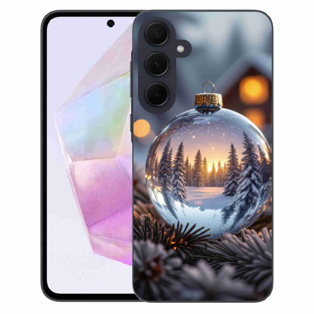 Gélový kryt mmCase na Samsung Galaxy A35 5G - vianočná ozdoba