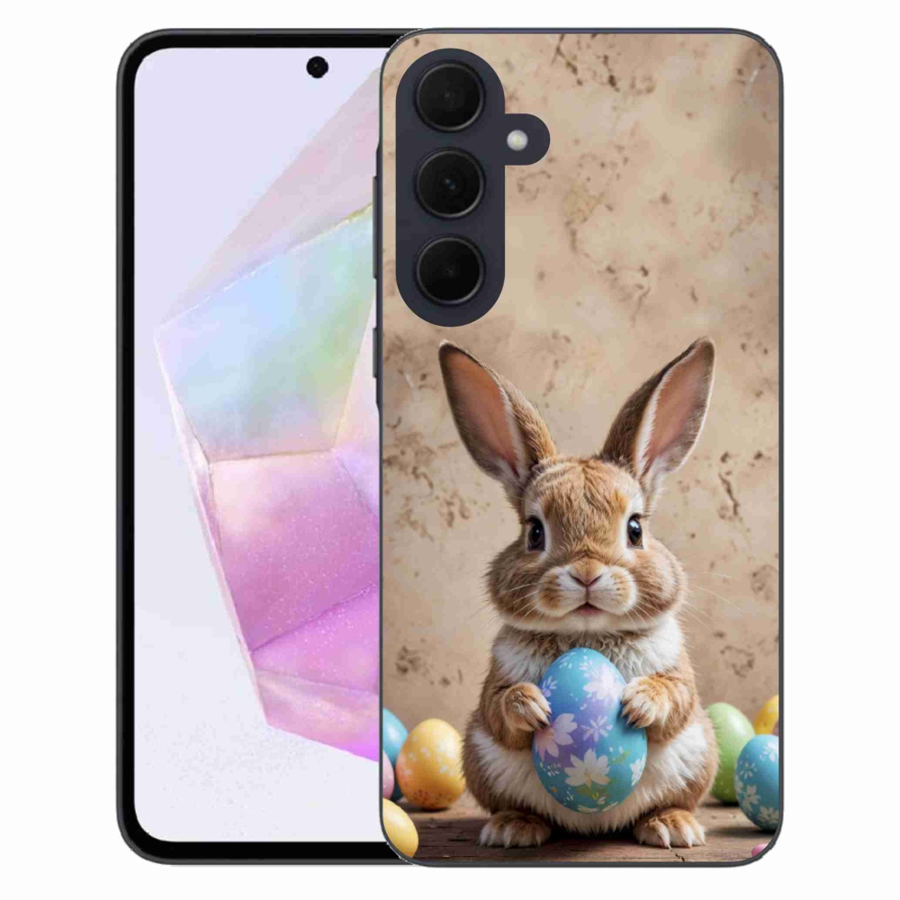 Gélový kryt mmCase na Samsung Galaxy A35 5G - veľkonočný zajačik