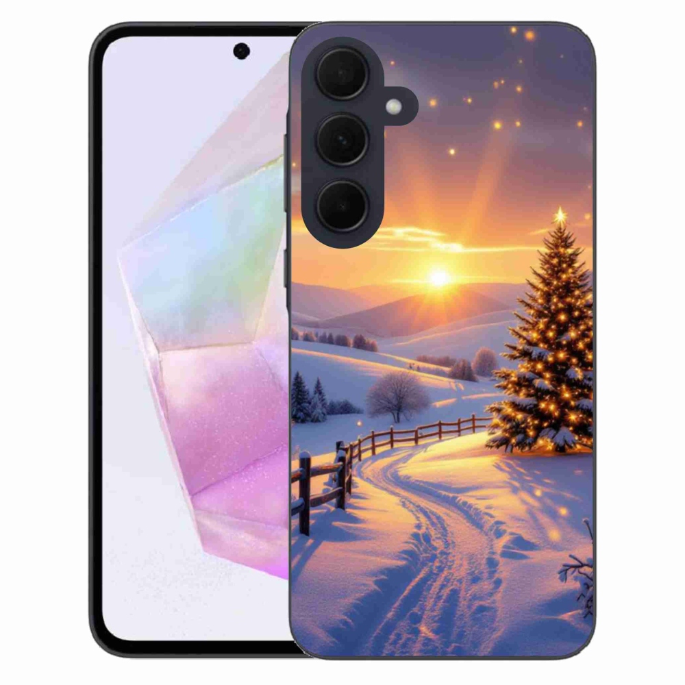 Gélový kryt mmCase na Samsung Galaxy A35 5G - zimná krajina