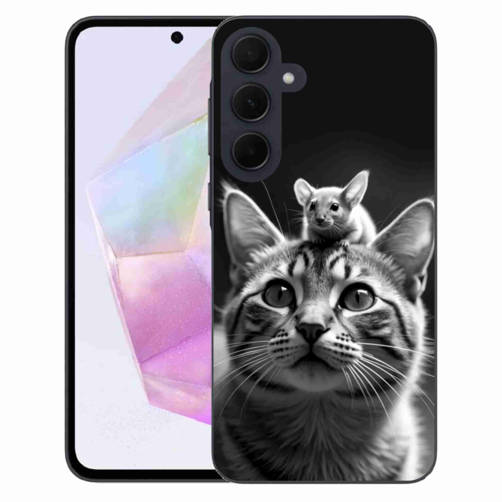 Gélový kryt mmCase na Samsung Galaxy A35 5G - zvieracie priateľstvo 2