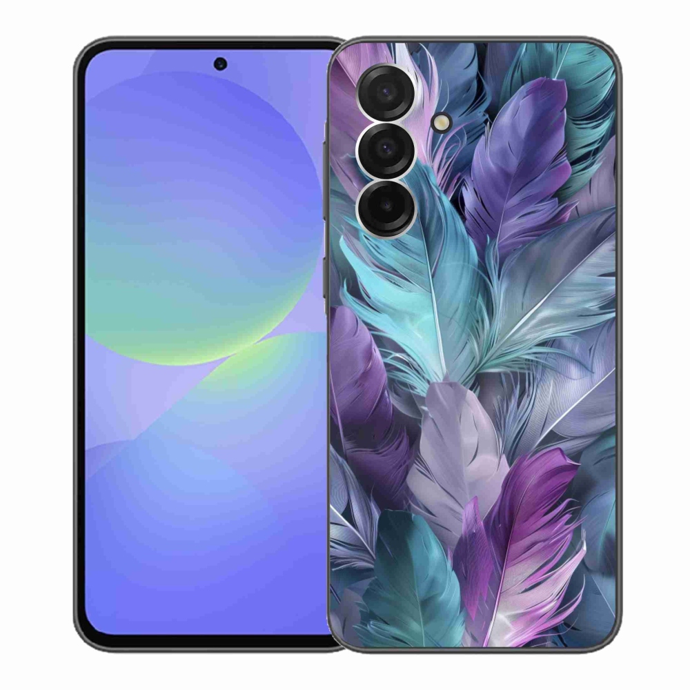 Gélový kryt mmCase na Samsung Galaxy A36 5G - farebné perie 2