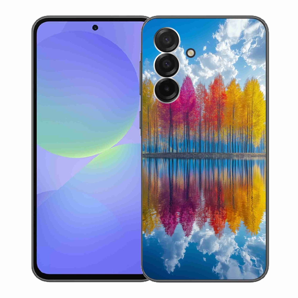 Gélový kryt mmCase na Samsung Galaxy A36 5G - farebné stromy