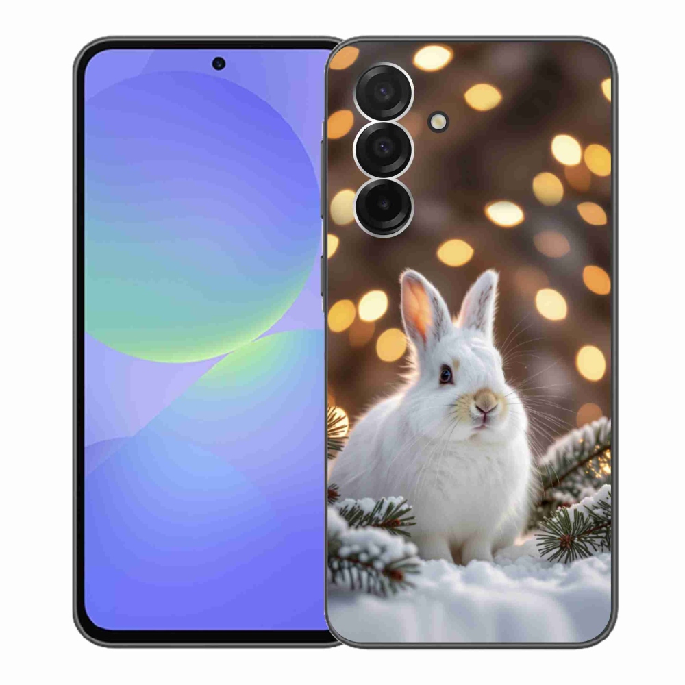 Gélový kryt mmCase na Samsung Galaxy A36 5G - biely zajac