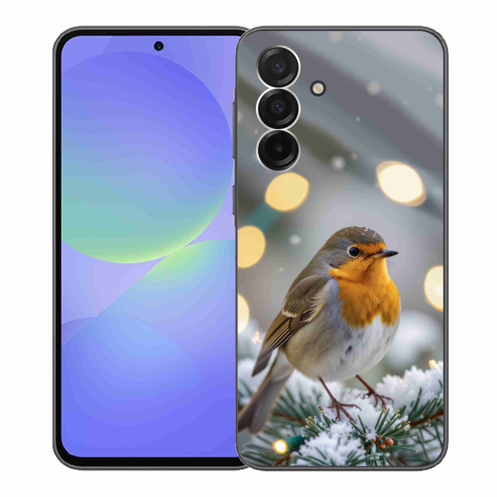 Gélový kryt mmCase na Samsung Galaxy A36 5G - červienka v zime