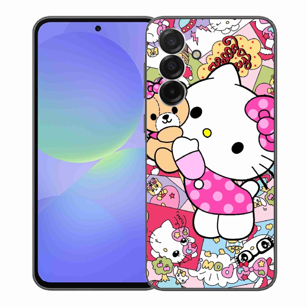 Gélový kryt mmCase na Samsung Galaxy A36 5G - cute kitty