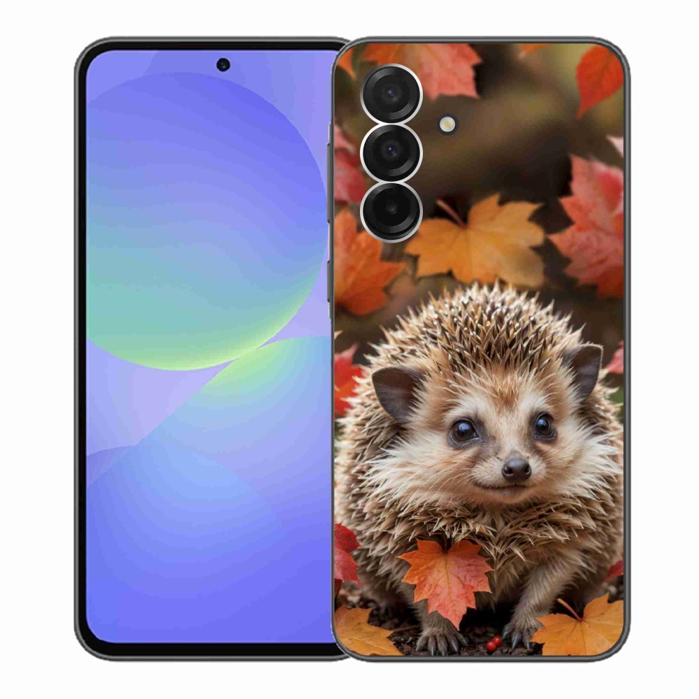 Gélový kryt mmCase na Samsung Galaxy A36 5G - ježko v lístia