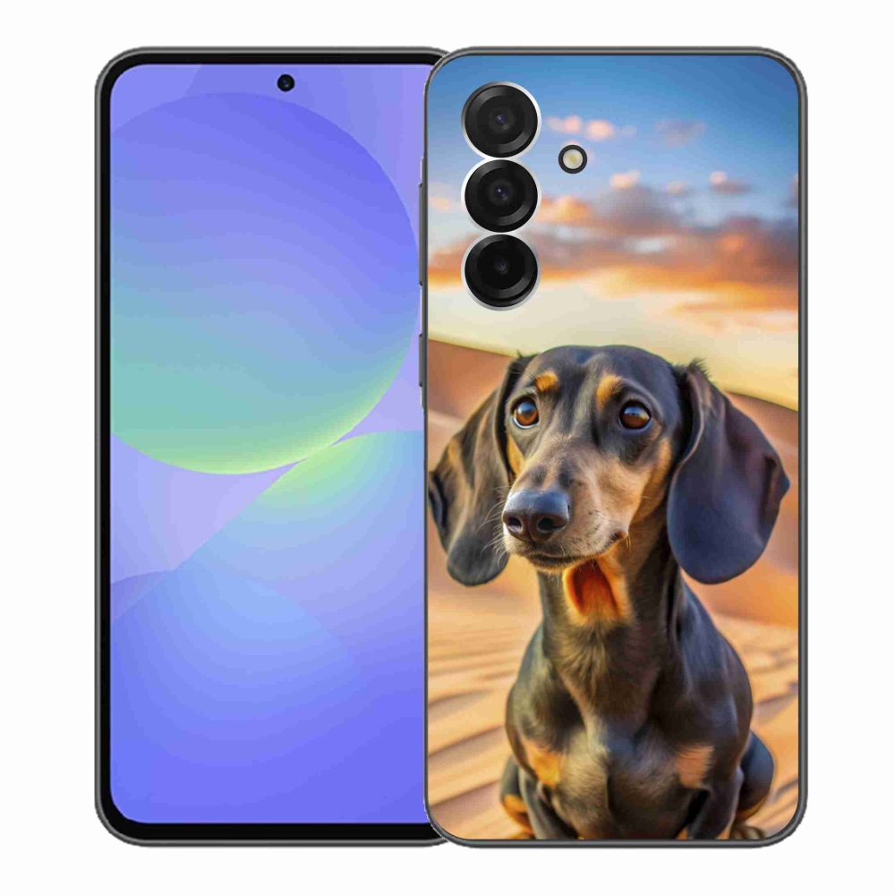 Gélový kryt mmCase na Samsung Galaxy A36 5G - jazvečík 3