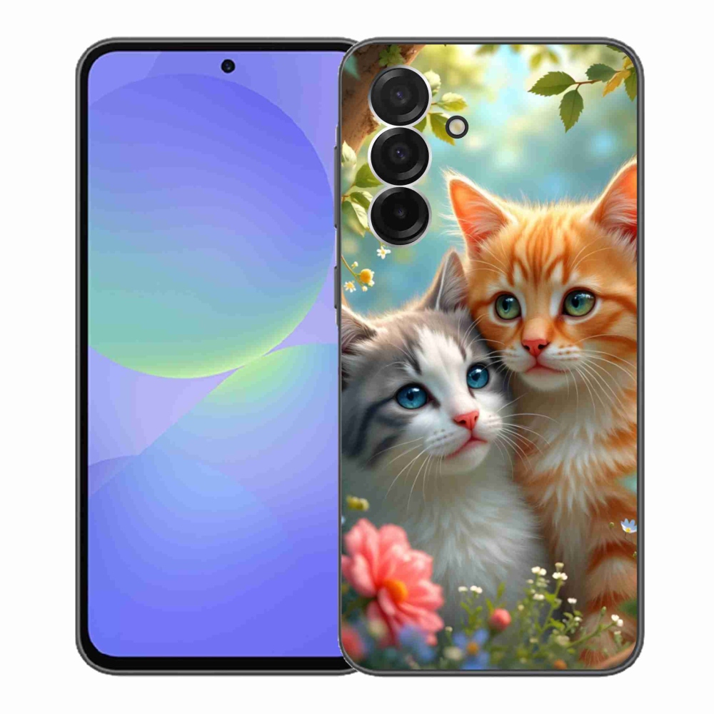 Gélový kryt mmCase na Samsung Galaxy A36 5G - mačacia láska 2