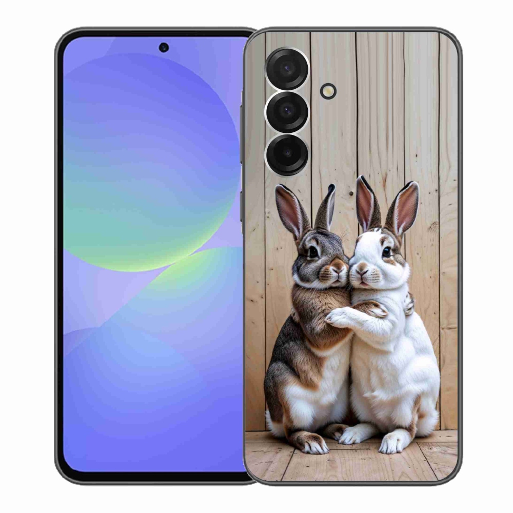 Gélový kryt mmCase na Samsung Galaxy A36 5G - králičie pár