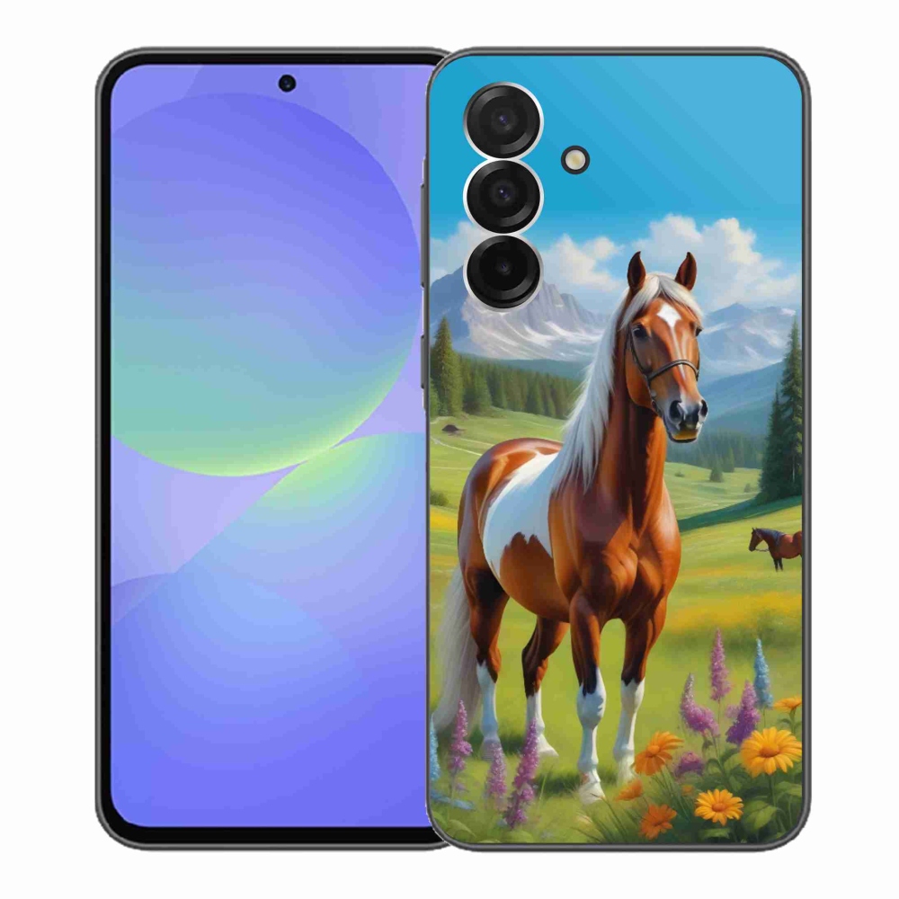 Gélový kryt mmCase na Samsung Galaxy A36 5G - kôň na lúke