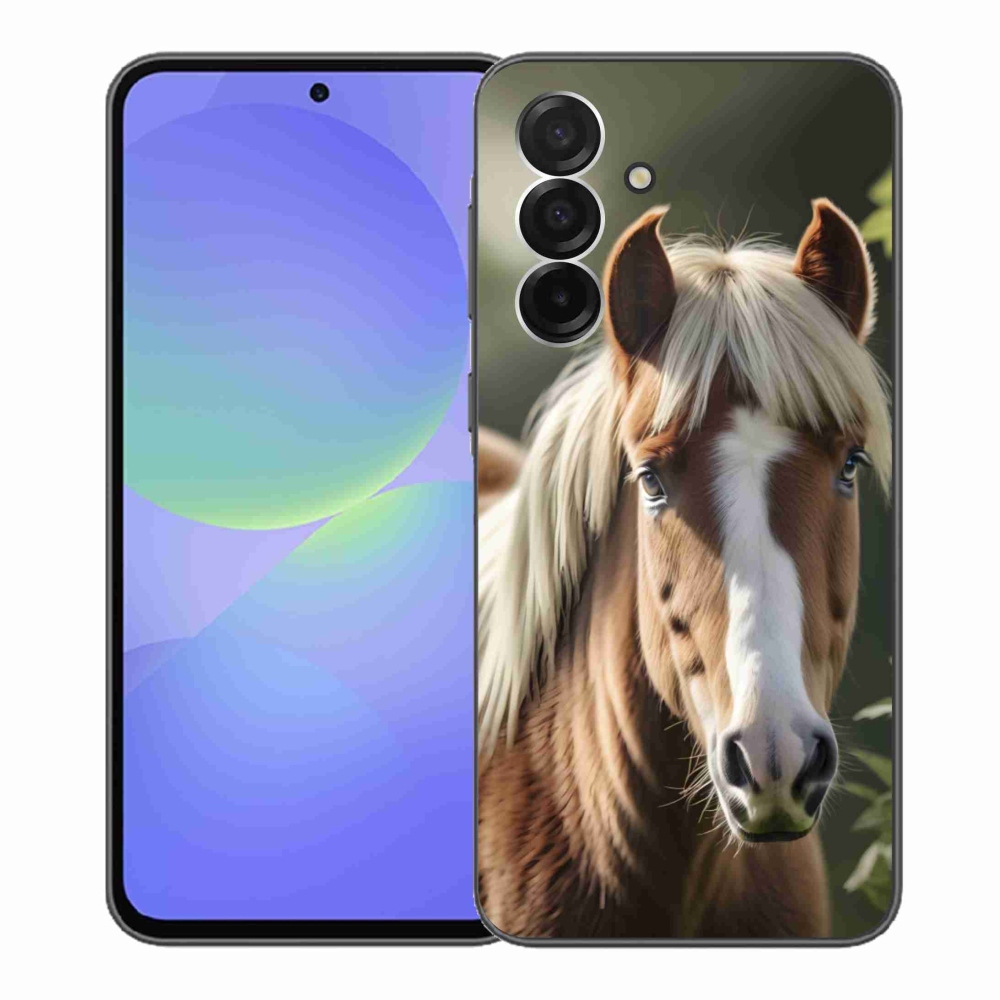 Gélový kryt mmCase na Samsung Galaxy A36 5G - kôň so svetlou hrivou