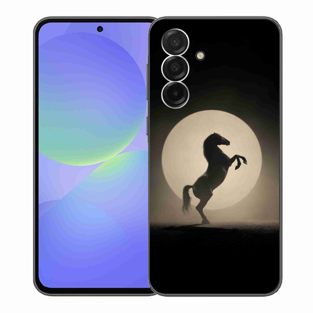 Gélový kryt mmCase na Samsung Galaxy A36 5G - kôň v siluete