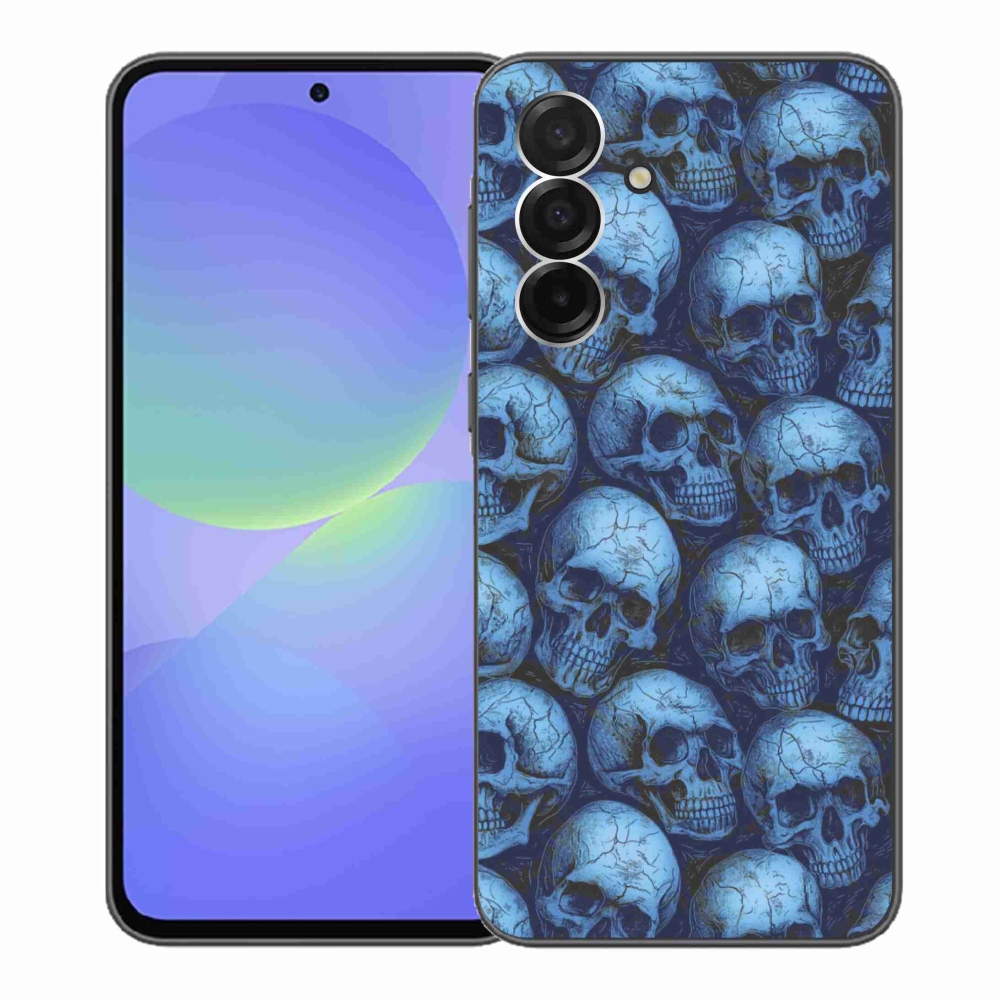 Gélový kryt mmCase na Samsung Galaxy A36 5G - lebky