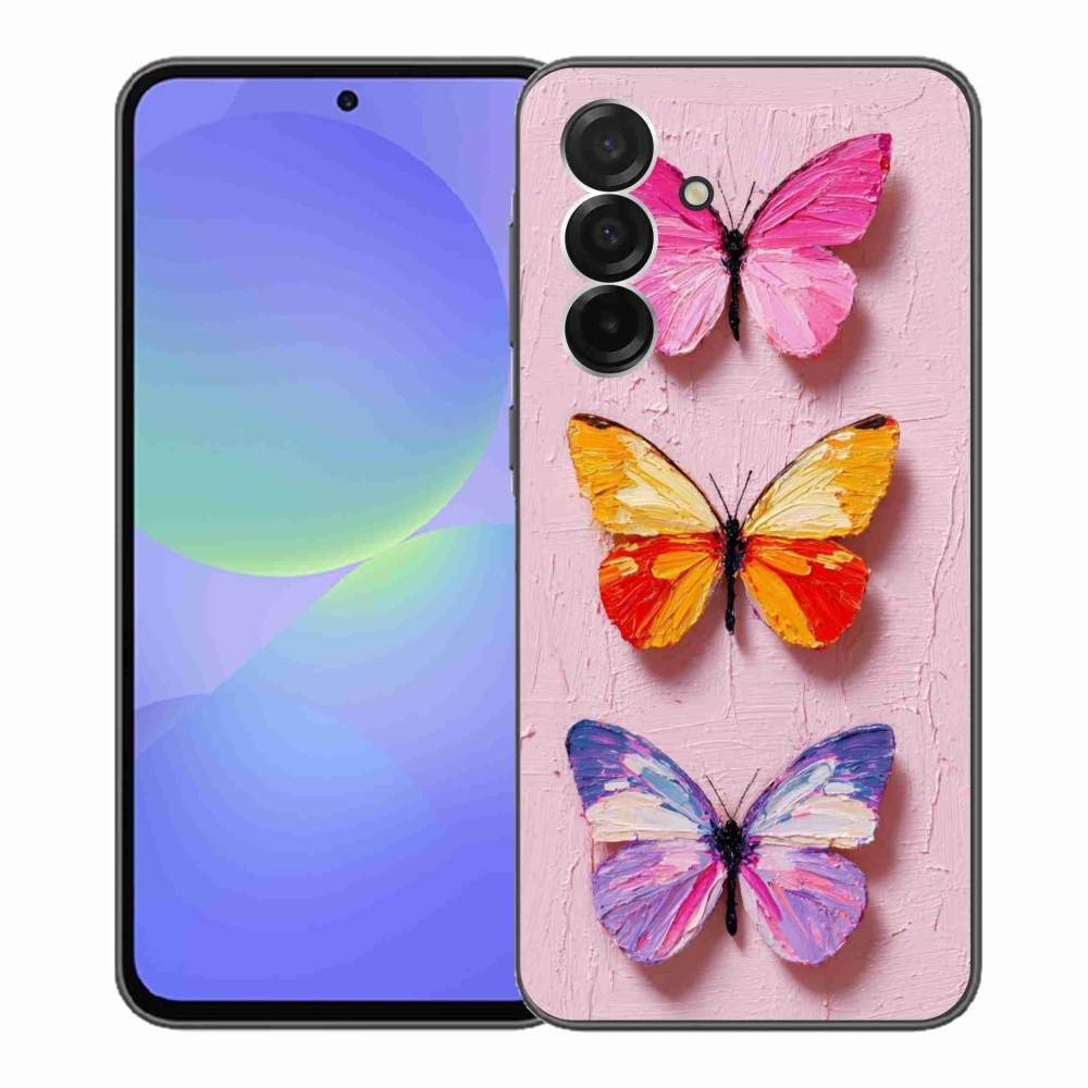 Gélový kryt mmCase na Samsung Galaxy A36 5G - motýlia trojica