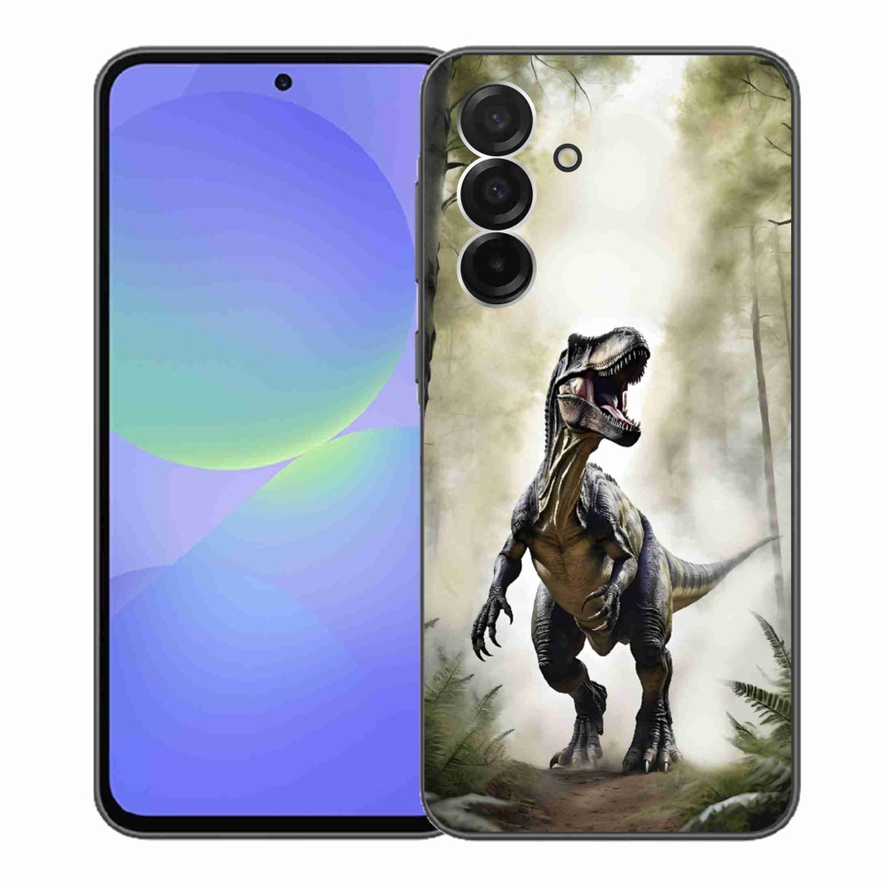 Gélový kryt mmCase na Samsung Galaxy A36 5G - naštvaný T-Rex