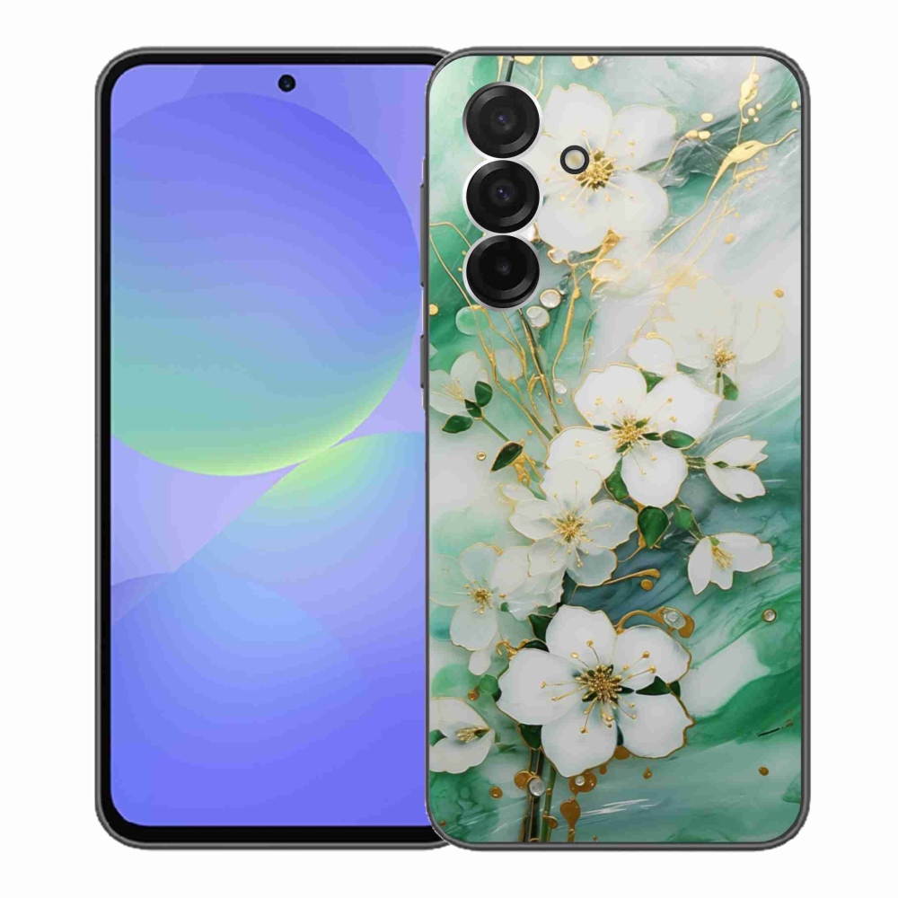 Gélový kryt mmCase na Samsung Galaxy A36 5G - nežné kvety