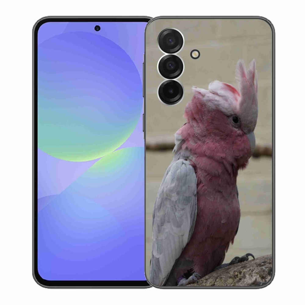 Gélový kryt mmCase na Samsung Galaxy A36 5G - papagáj kakadu ružový