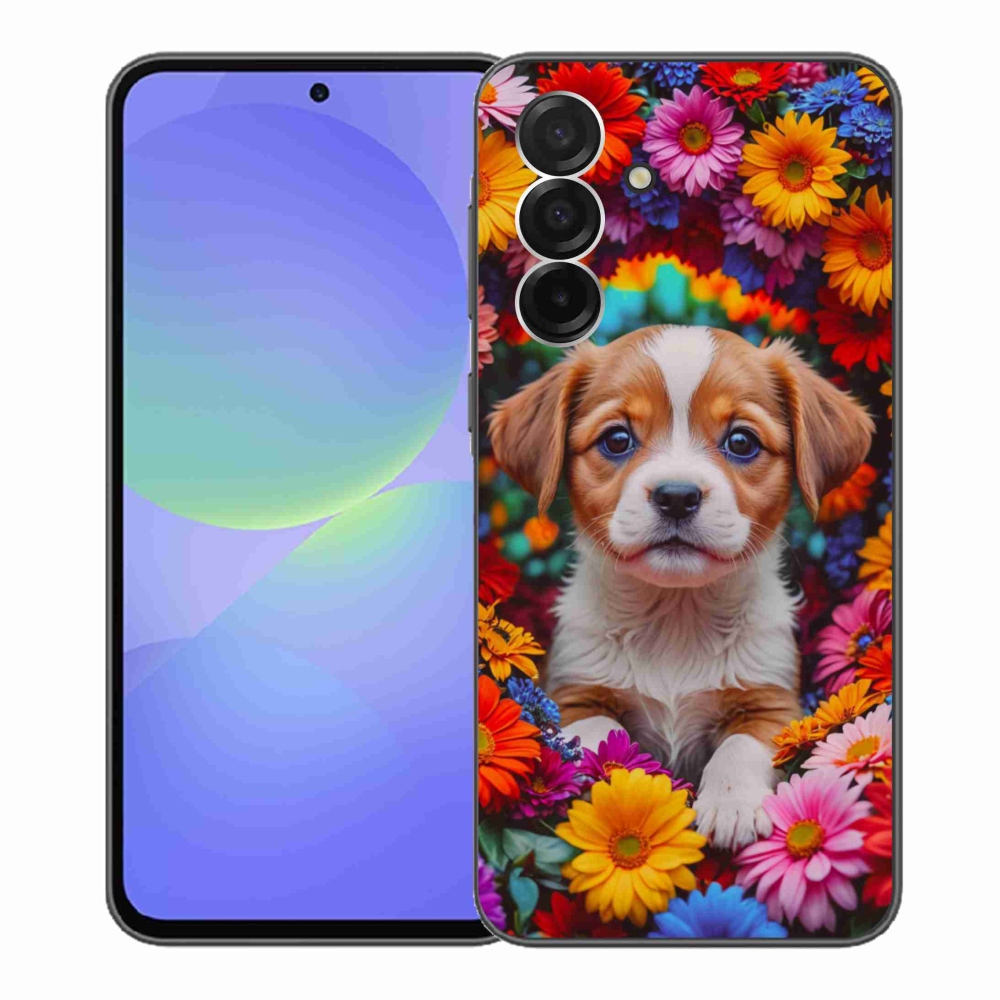 Gélový kryt mmCase na Samsung Galaxy A36 5G - roztomilé šteňa