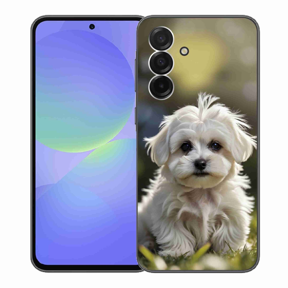 Gélový kryt mmCase na Samsung Galaxy A36 5G - roztomilý maltézsky psík