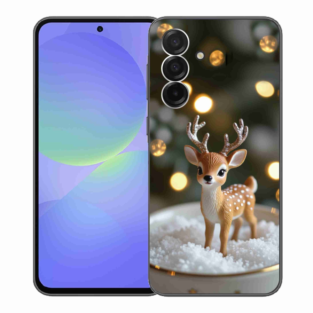 Gélový kryt mmCase na Samsung Galaxy A36 5G - roztomilý vianočný jeleň