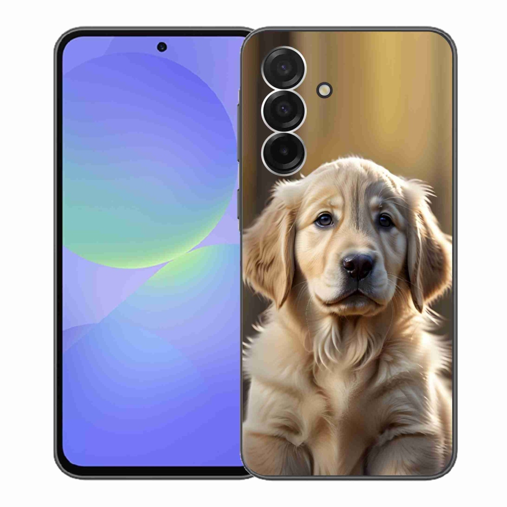 Gélový kryt mmCase na Samsung Galaxy A36 5G - roztomilý zlatý retriever
