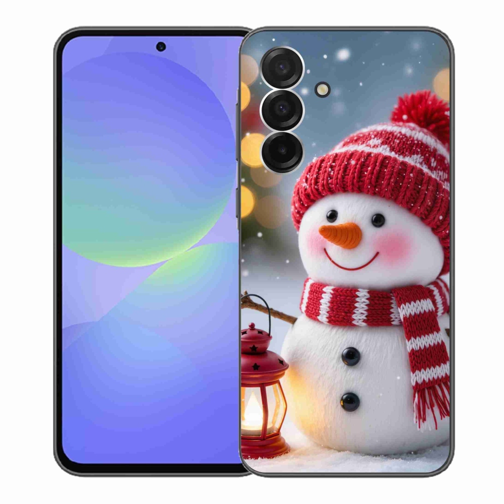 Gélový kryt mmCase na Samsung Galaxy A36 5G - snehuliak 2