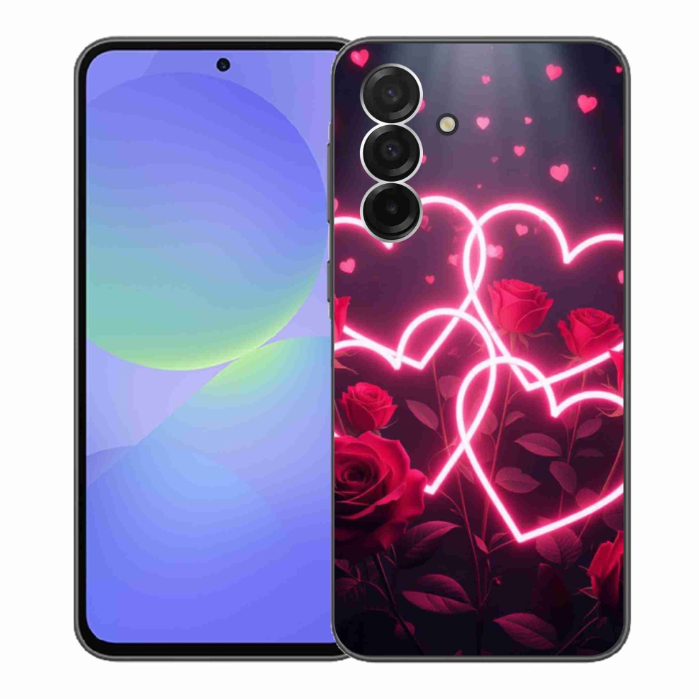 Gélový kryt mmCase na Samsung Galaxy A36 5G - srdce lásky