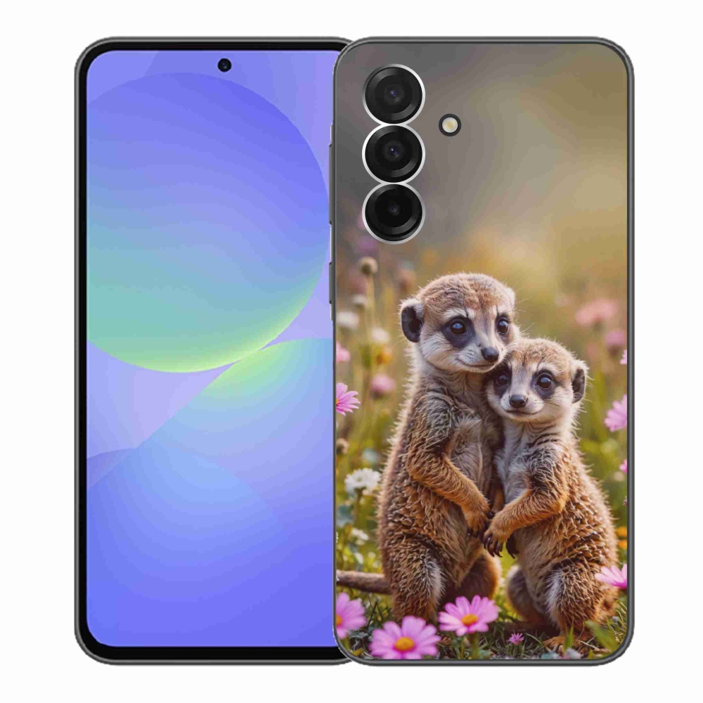 Gélový kryt mmCase na Samsung Galaxy A36 5G - surikatí duo