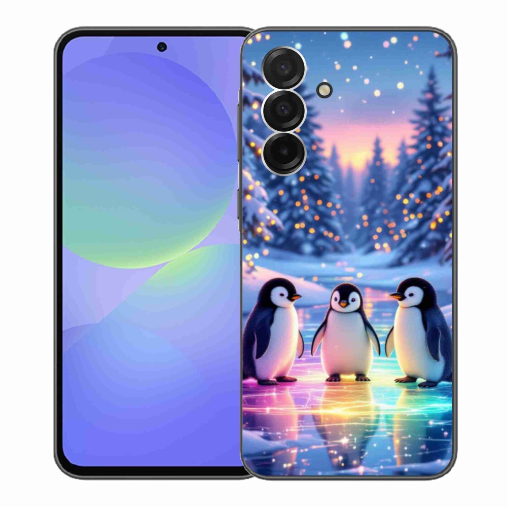 Gélový kryt mmCase na Samsung Galaxy A36 5G - tučniaky