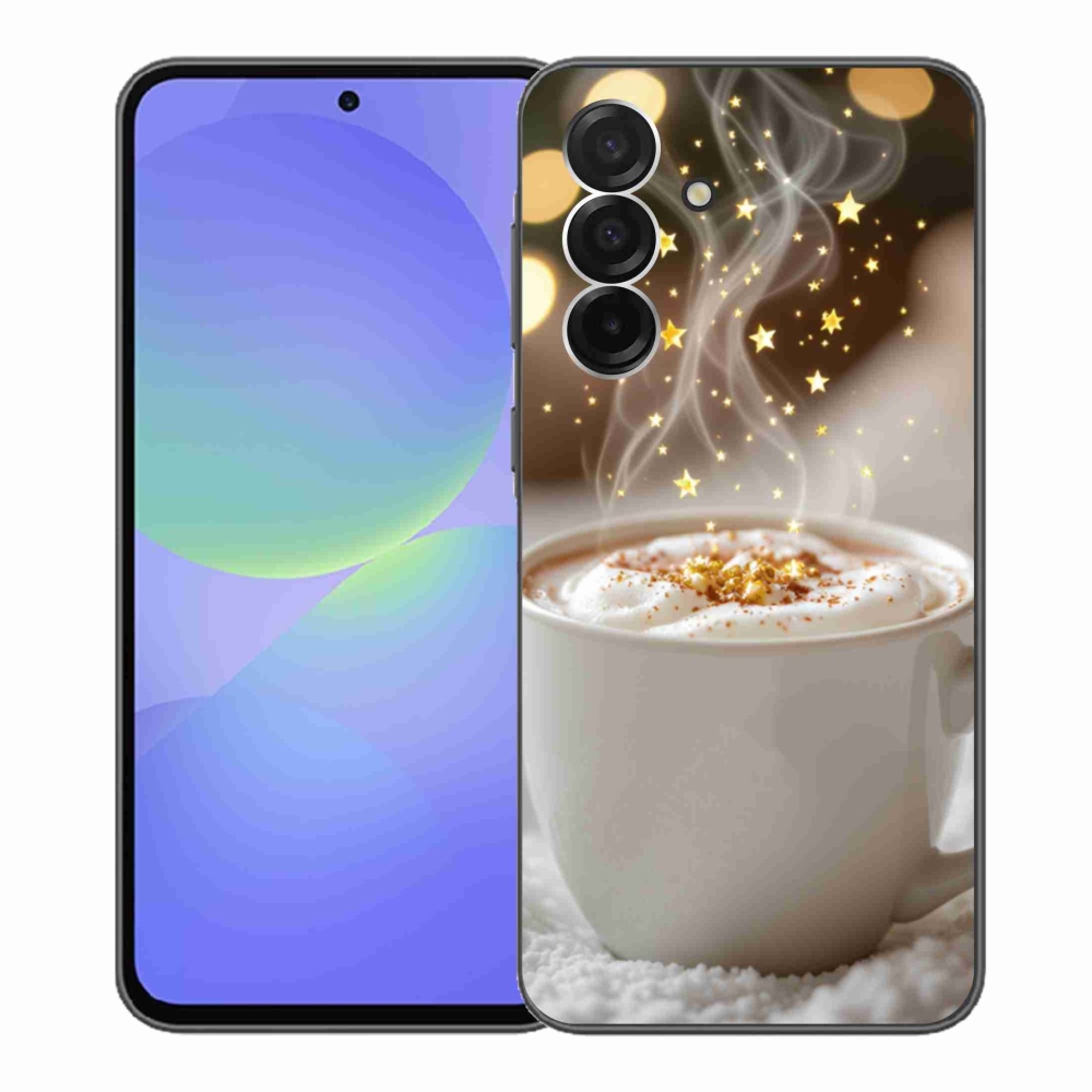 Gélový kryt mmCase na Samsung Galaxy A36 5G - vianočný horúci nápoj