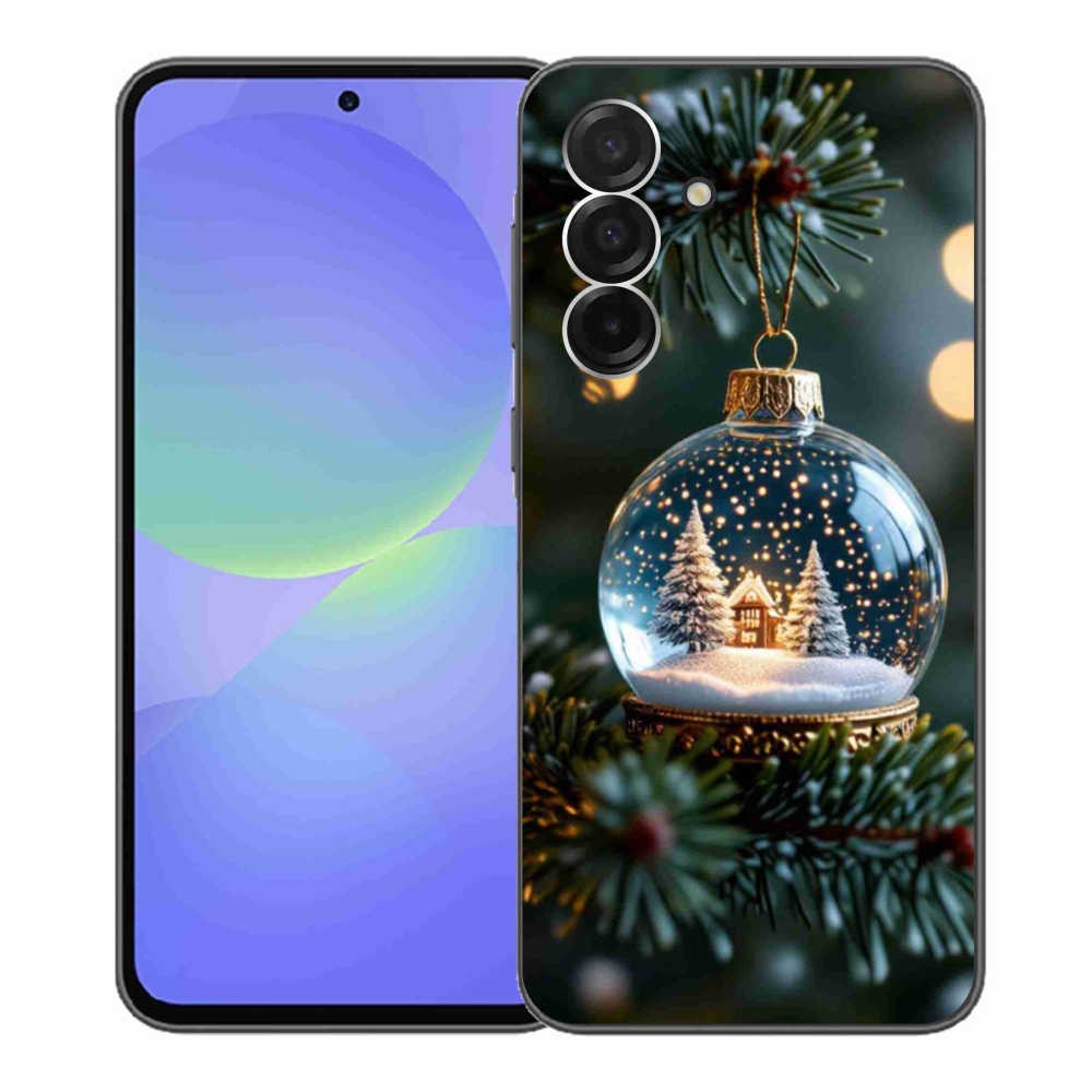 Gélový kryt mmCase na Samsung Galaxy A36 5G - vianočné gule 2