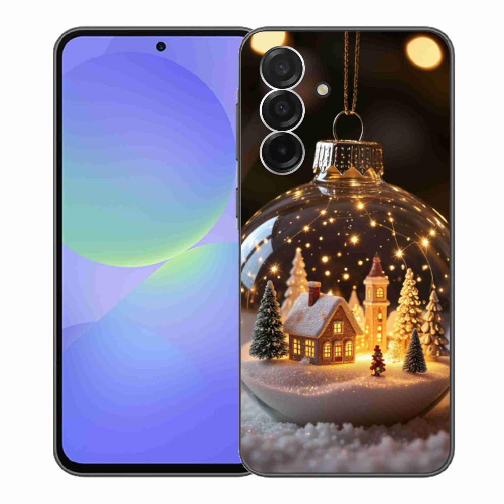 Gélový kryt mmCase na Samsung Galaxy A36 5G - vianočné gule 3